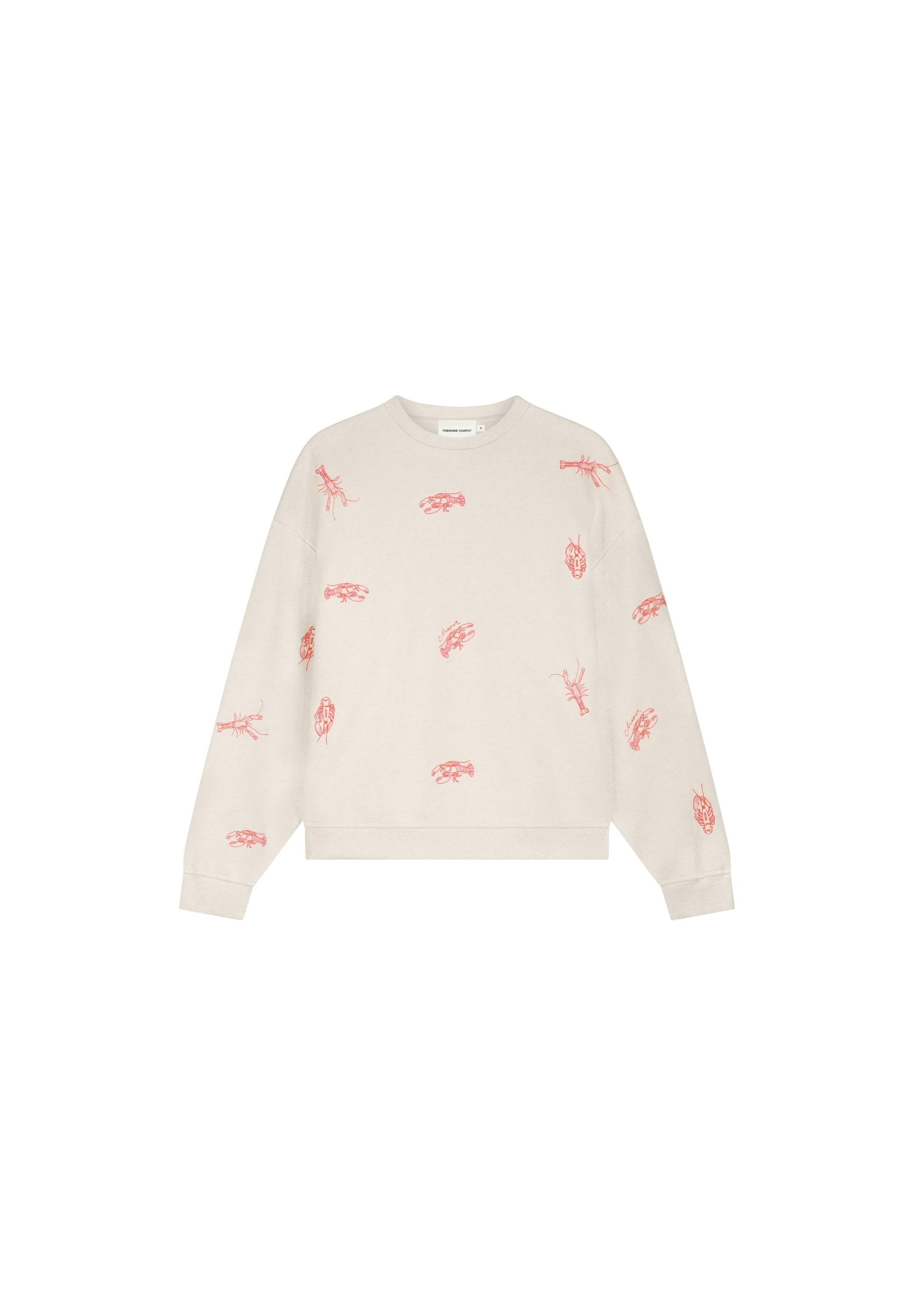 Fabienne Chapot Sweatshirt in Beige: Vorderseite