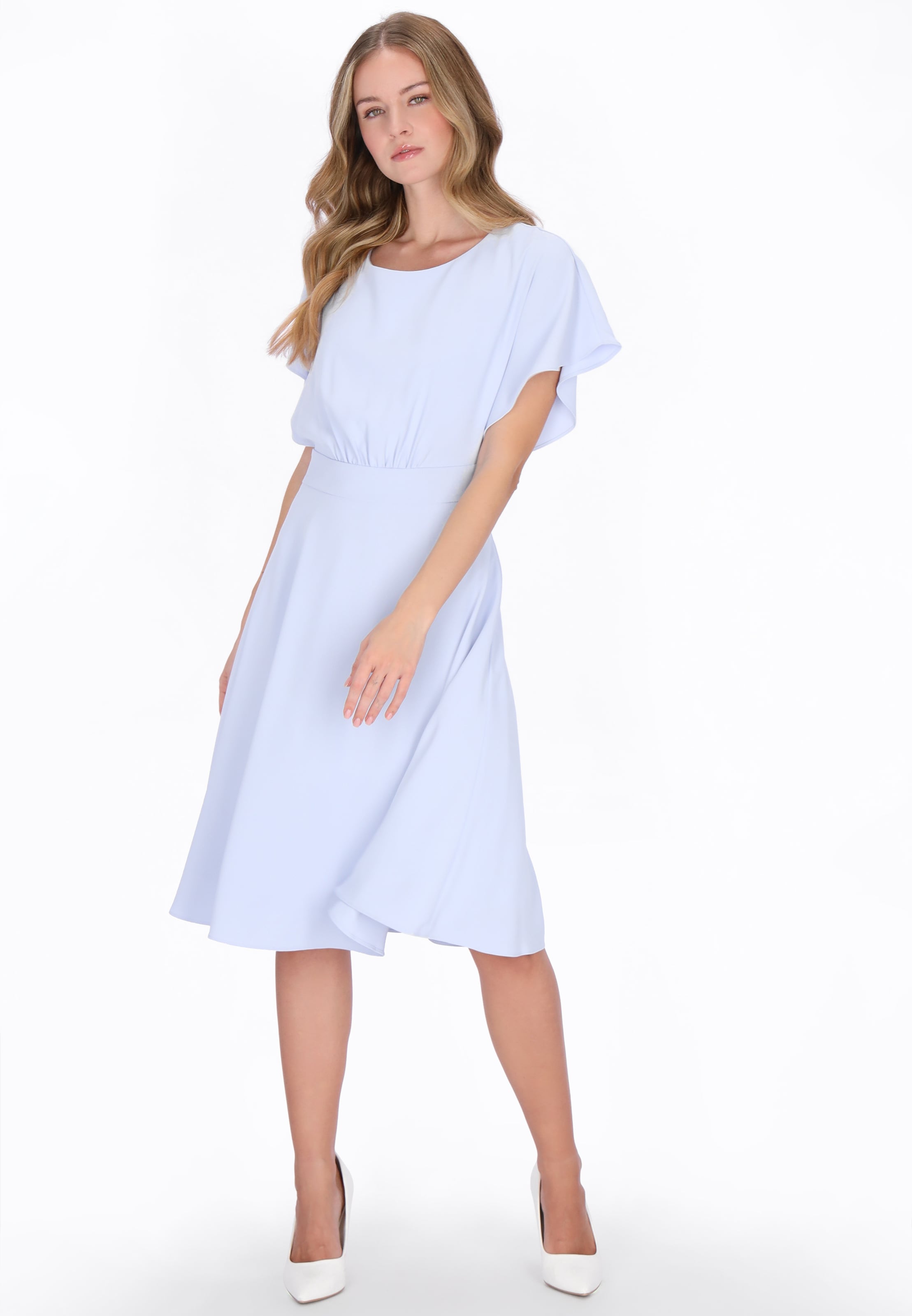 DreiMaster Klassik - Vestido de verano 'Classic' en azul