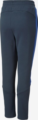PUMA Slimfit Športne hlače 'Evostripe' | modra barva