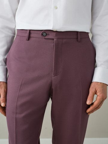 Coupe slim Pantalon à plis Next en violet