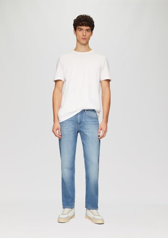 s.Oliver Tapered Jeans 'Mauro' in Blauw: voorkant