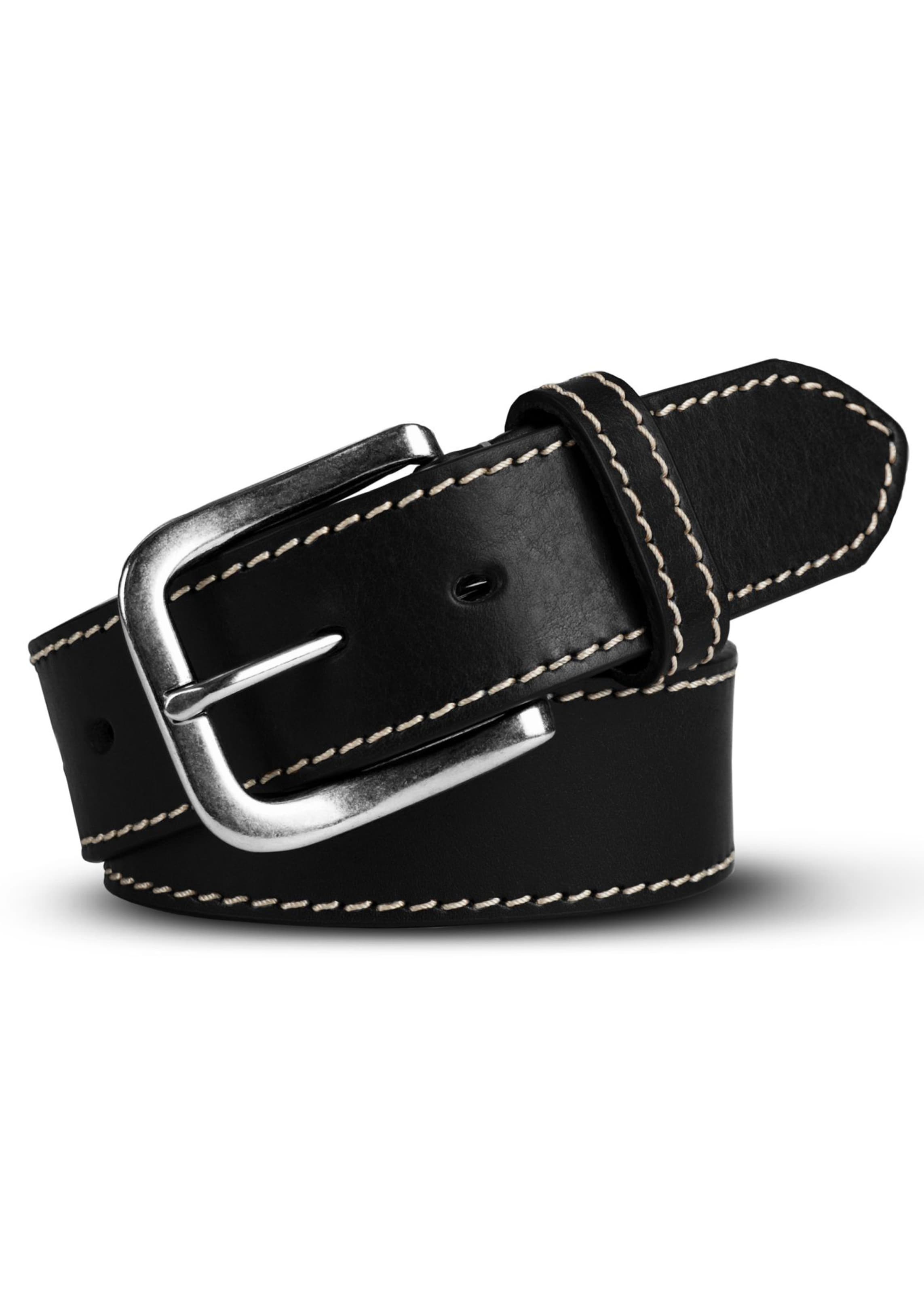 Ceinture MEYER en noir : devant