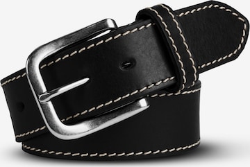 Ceinture MEYER en noir : devant