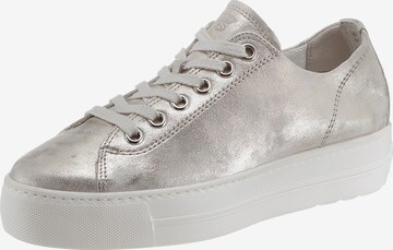 Sneaker bassa di Paul Green in argento: frontale