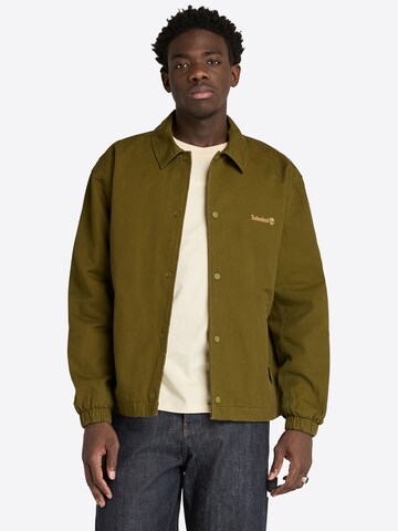 Veste mi-saison TIMBERLAND en vert : devant