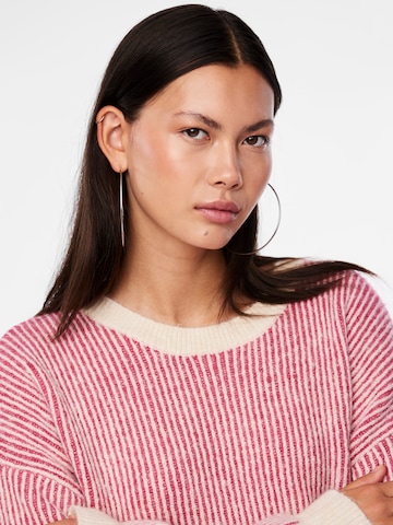 PIECES Sweater 'PCKarmen' in Pink