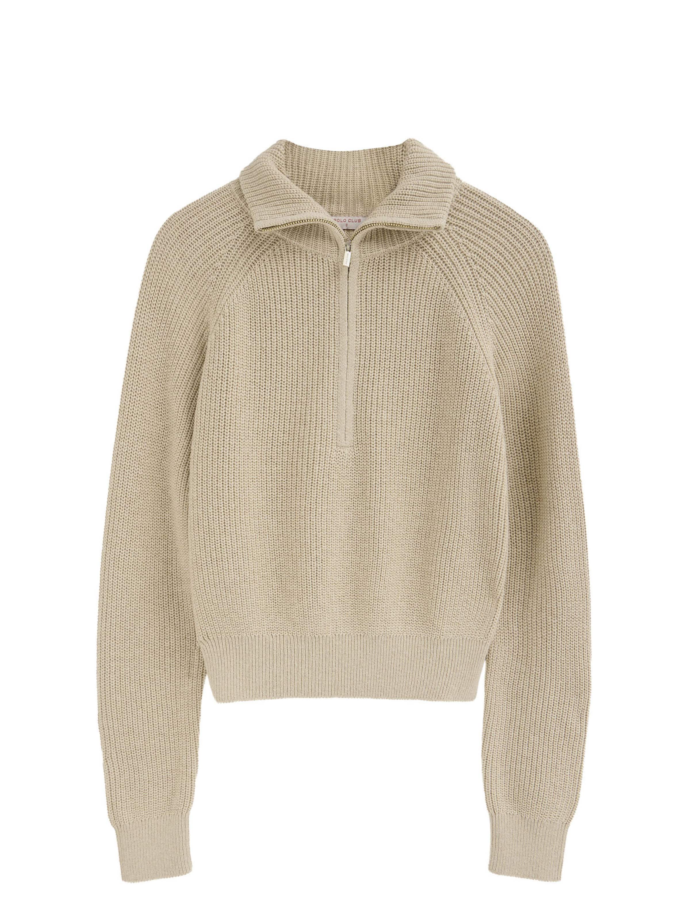 Polo Club Sweater 'LONDON' in Beige: front