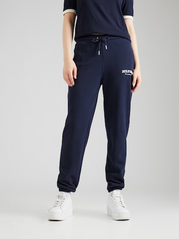 Tapered Pantaloni di TOMMY HILFIGER in blu: frontale