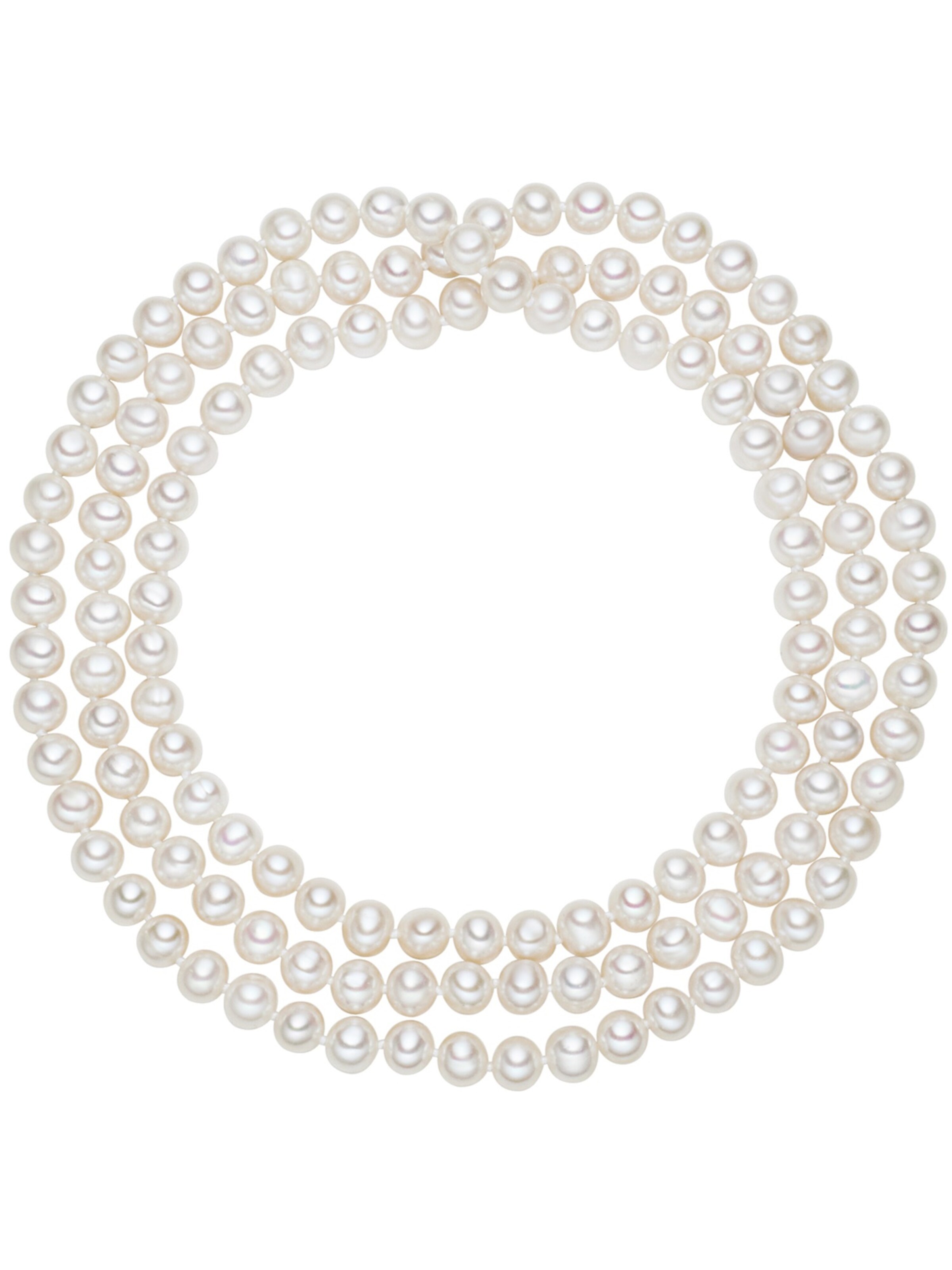 Collana di Lulu & Jane in bianco: frontale