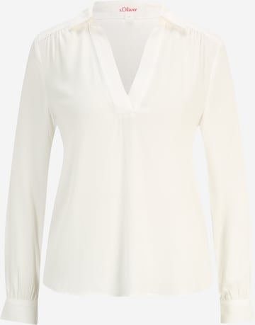 s.Oliver Blouse in Wit: voorkant