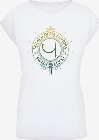 F4NT4STIC T-Shirt 'Harry Potter Wingardium Leviosa' in blau / grün / weiß, Produktansicht