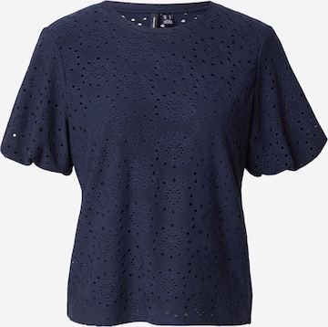 VERO MODA Majica 'VMTASSA' | modra barva: sprednja stran