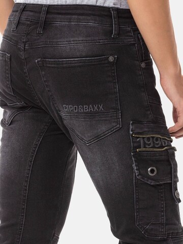 CIPO & BAXX Regular Jeans in Zwart