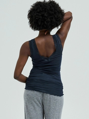 Top 'Lacey' di Seamless Basic in blu