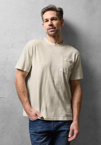 Street One MEN Shirt in Beige: front
