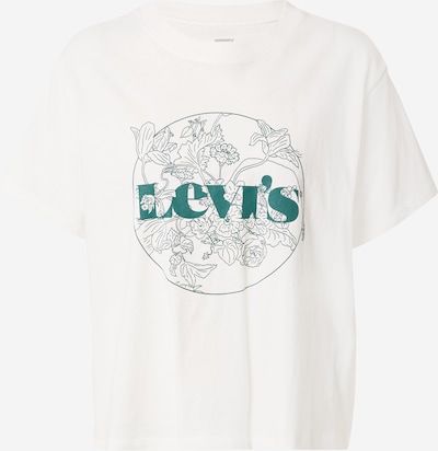 LEVI'S T-Shirt in smaragd / offwhite, Produktansicht