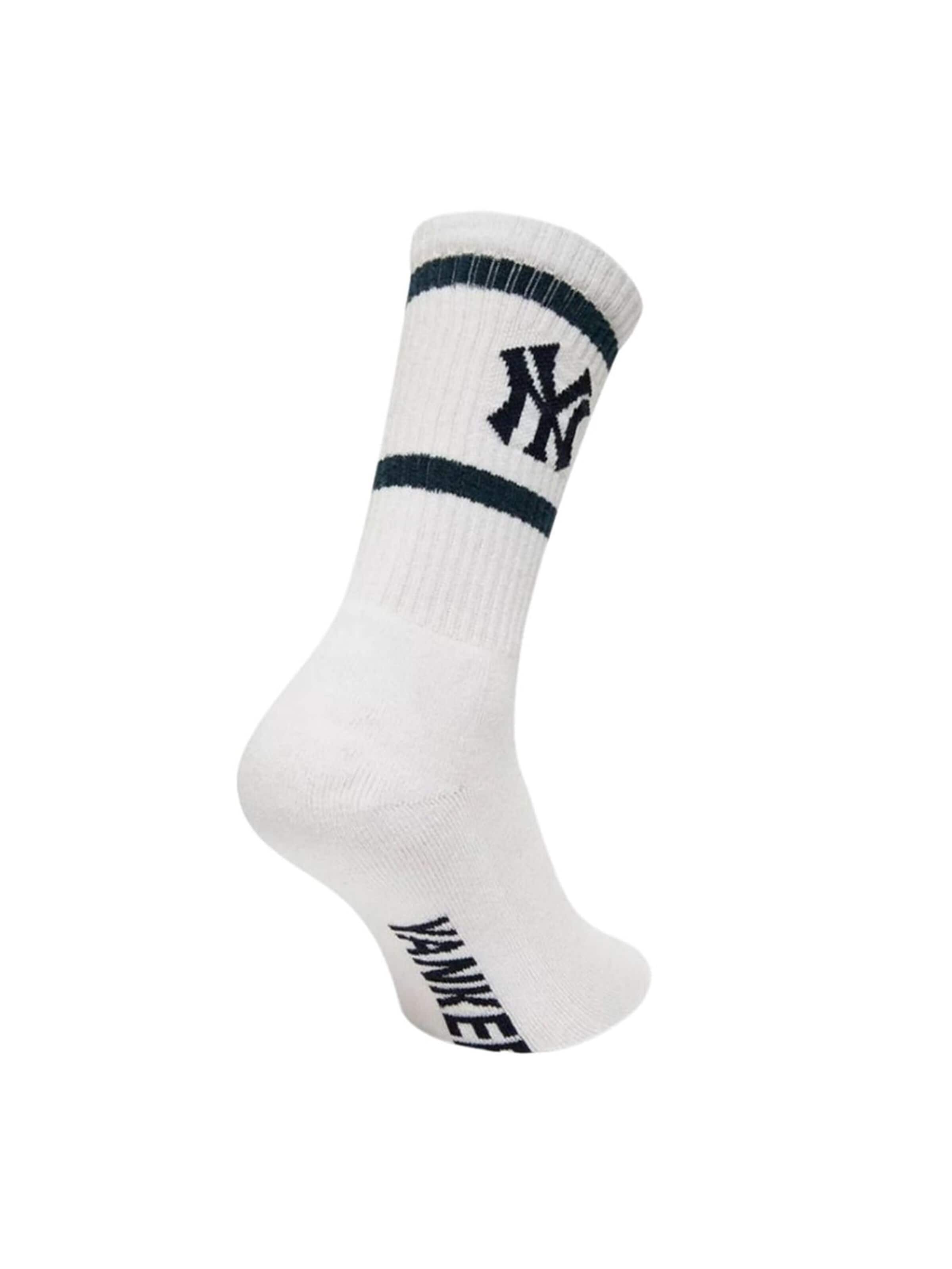 NEW ERA Skarpety 'MLB Premium Socks New York Yankees' w kolorze biały
