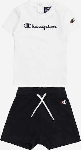 Champion Authentic Athletic Apparel Tracksuit in White: front