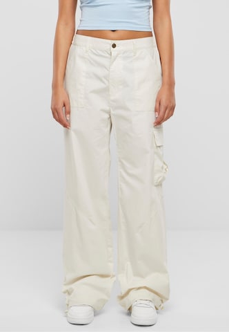 Karl Kani Loose fit Cargo Pants in White