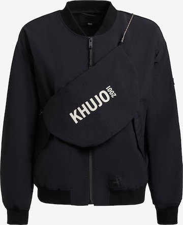 Giacca di mezza stagione 'Rylee' di khujo in nero: frontale