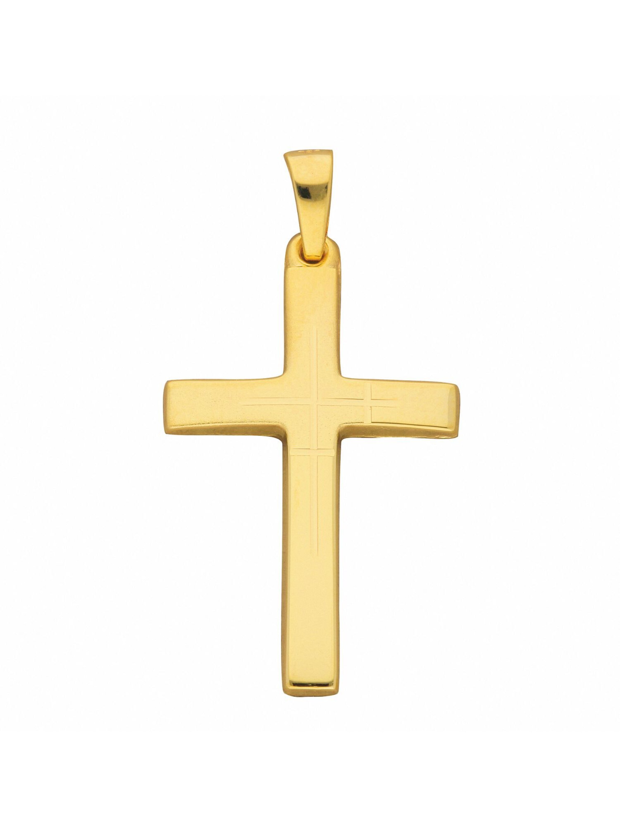 Adelia´s Pendant in Gold: front