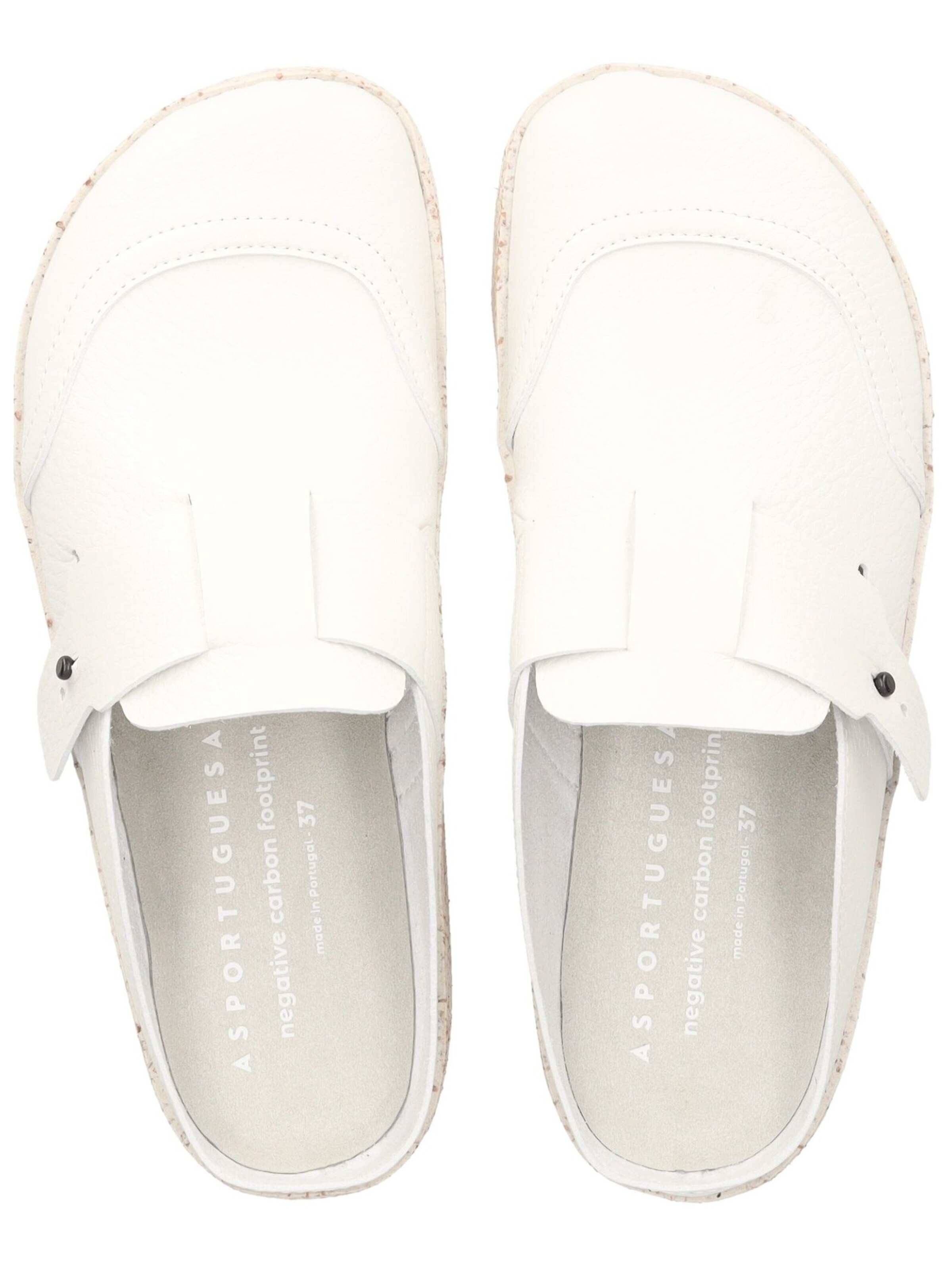 Asportuguesas Mules in White