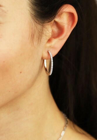 Nana Kay Earrings in Silver: front