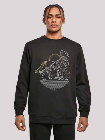 F4NT4STIC Sweatshirt 'Harry Potter Buckbeak' in Black: front
