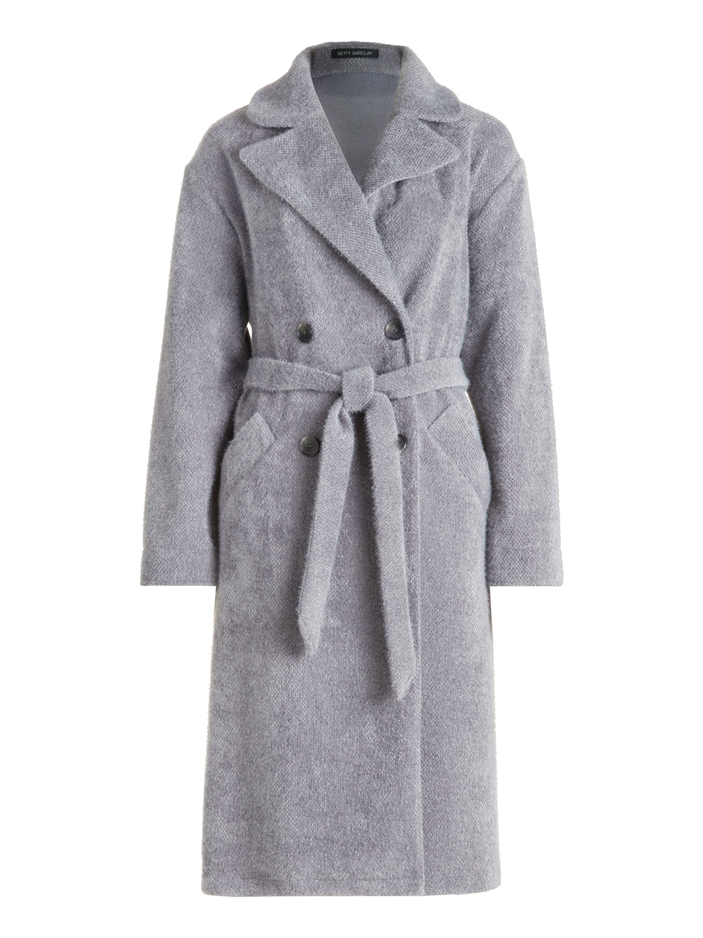 Manteau mi-saison Betty Barclay en gris : devant
