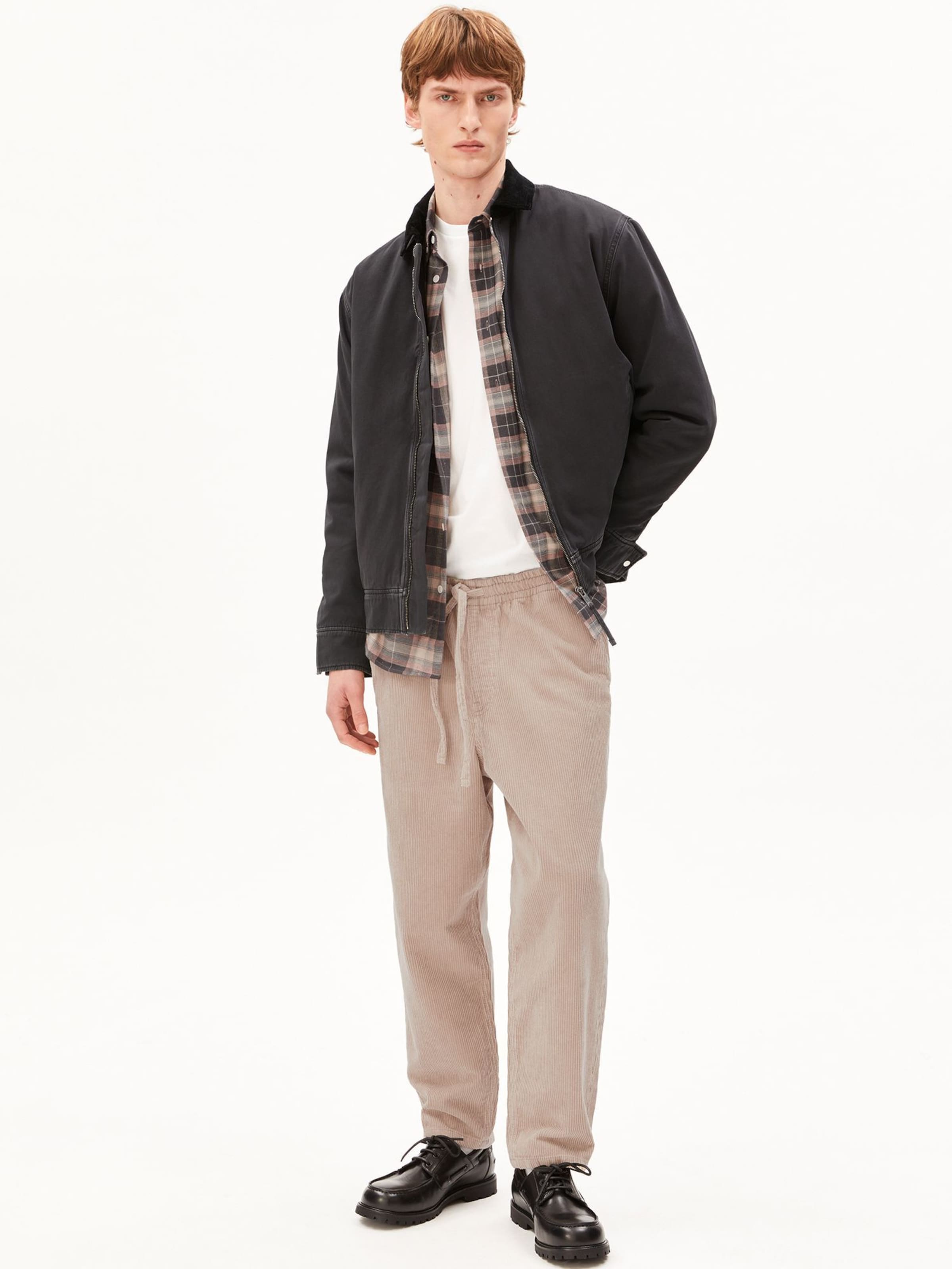 Veste mi-saison ARMEDANGELS en gris : devant