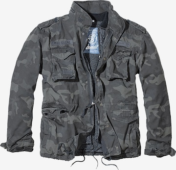 Brandit Between-Season Jacket 'M-65 Giant' in Grey: front