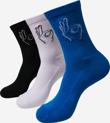 Chaussettes 'Salty' Mister Tee en mélange de couleurs : devant