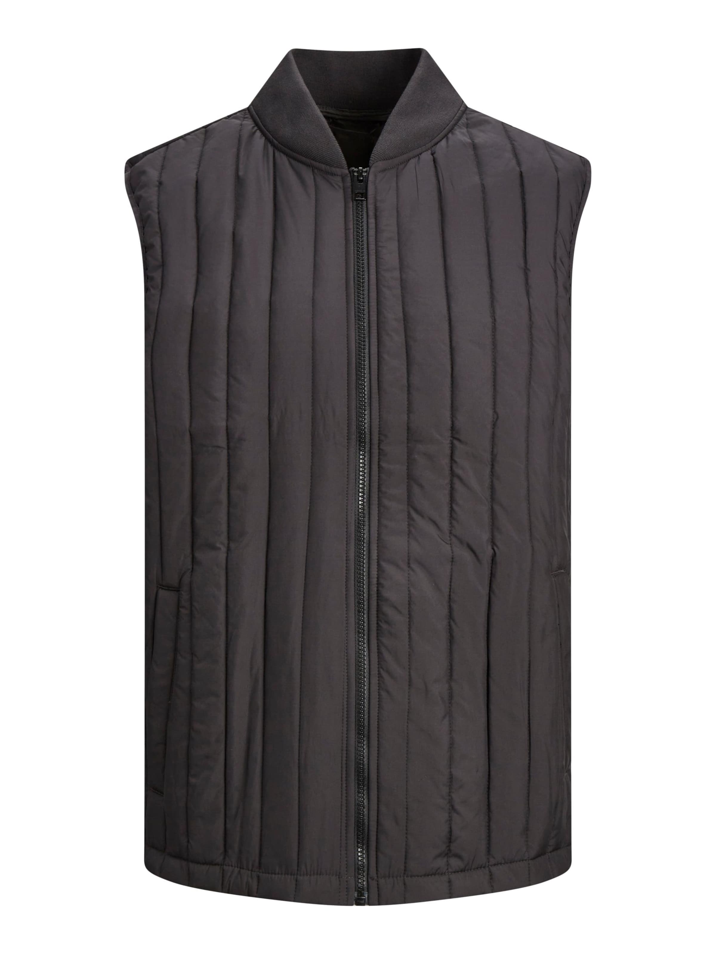 JACK & JONES Weste 'JJECity' in Schwarz: Vorderseite