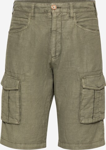 !Solid Cargo Pants in Green: front