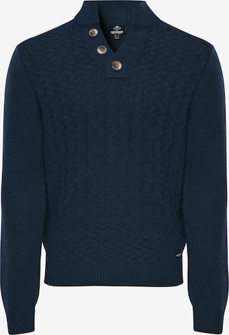 Threadbare Pullover in Blau: front
