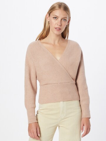 ABOUT YOU Sweater 'Joaline' in Pink: front