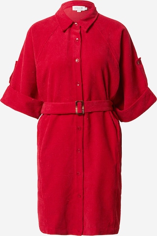 Robe-chemise Molly BRACKEN en rouge : devant