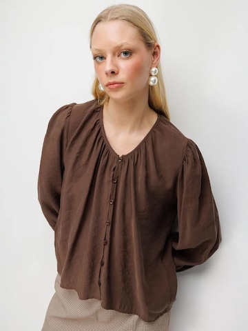 Chemisier MixRay en marron
