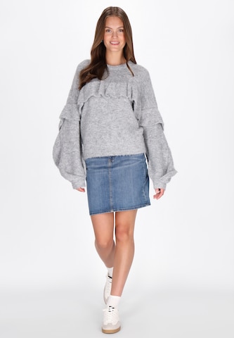 MYMO Trui 'Young Fashion' in Grijs: voorkant