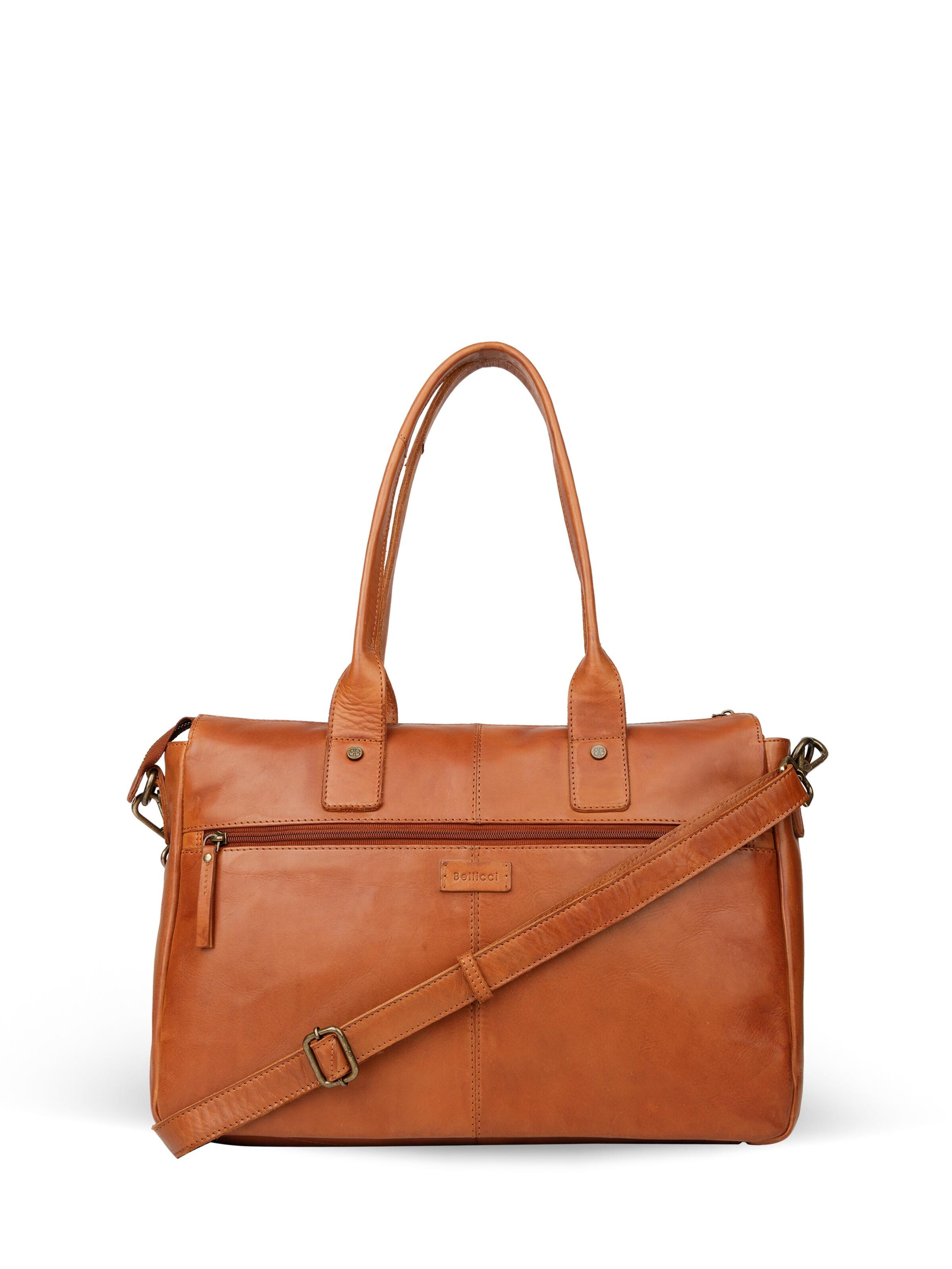 Bellicci Laptop Bag 'Greselle' in Brown