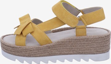 GERRY WEBER SHOES Strap Sandals in Yellow