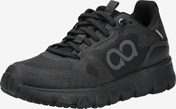 Tenhaag Platform trainers in Black: front