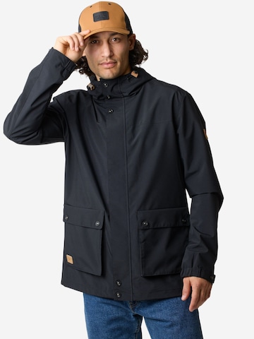 Giacca per outdoor 'Sarek' di SWEDEMOUNT in nero: frontale