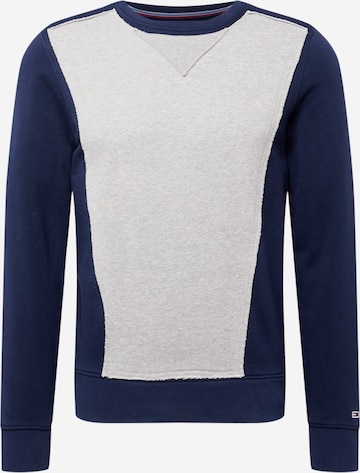 Sweat-shirt Tommy Remixed en bleu : devant