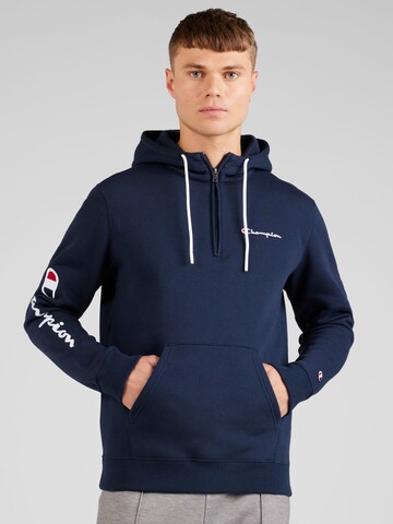 Champion Authentic Athletic Apparel Sweatshirt in Blau: Vorderseite
