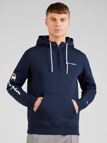 Champion Authentic Athletic Apparel Sweatshirt i blå: framsida