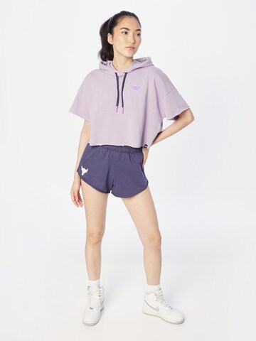 UNDER ARMOUR Sportsweatshirt in Lila