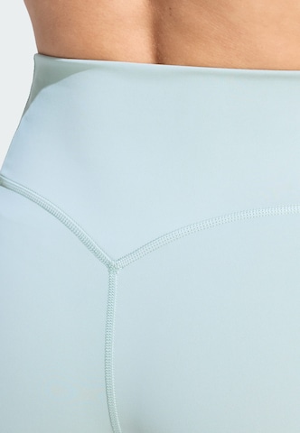 ADIDAS PERFORMANCE Skinny Sportbroek 'Optime' in Groen