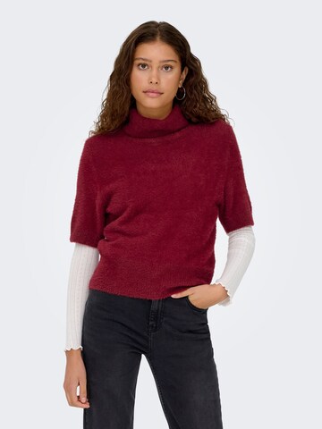 ONLY Sweater 'PIUMO ' in Purple: front