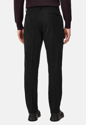 Boggi Milano Regular Pleat-front trousers 'B Tech' in Black